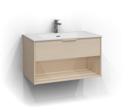 Svedbergs epos underdel relief 80x45 vit ask 1låd öppen förvaring