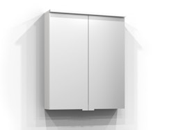 Svedbergs bloc spegelskåp 60x71,6x15,1 vit led el 2hyll