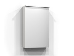 Svedbergs bloc spegelskåp 45x71,6x15,1 vit led el 2hyll tvlj