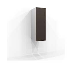 Svedbergs tvätt & tork dörr högskåp 122x40 brun ask