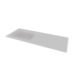 Svedbergs tvättställ sel 120x45 vit matt vänster