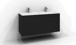 Svedbergs poem underdel plan 120x45 svart ask 4låd push
