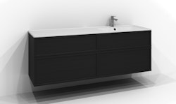 Svedbergs poem underdel ram 160x45 svart ask 4låd