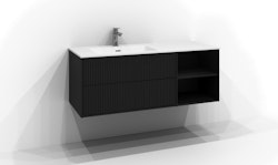 Svedbergs epos underdel rand 120x45 svart ask 2+0l öppen push