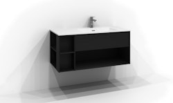 Svedbergs epos underdel relief 100x45 svart ask 1låd öppen