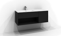 Svedbergs epos underdel relief 120x45 svart ask 1+1l öppen