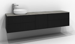 Svedbergs epos underdel rand 200x45 svart ask 2+1+2l push