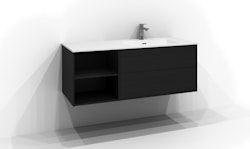 Svedbergs epos underdel plan 120x45 svart ask 2+0l öppen push