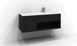 Svedbergs epos underdel relief 120x45 svart ask 1+1l öppen