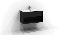 Svedbergs epos underdel relief 80x45 svart ask 1låd öppen