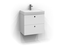 Svedbergs intro underdel 55x35 vit matt 2låd