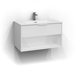 Svedbergs epos underdel relief 80x45 vit 1låd öppen förvaring