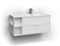 Svedbergs epos underdel relief 100x45 vit 2låd