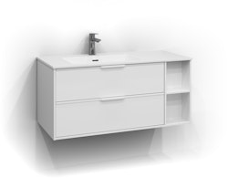 Svedbergs epos underdel relief 100x45 vit 2låd