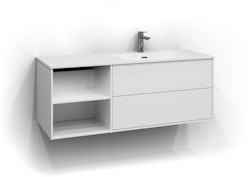 Svedbergs epos underdel plan 120x45 vit 2+0l öppen förvaring push