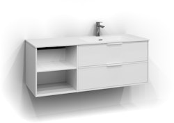 Svedbergs epos underdel relief 120x45 vit 2+0l öppen förvaring