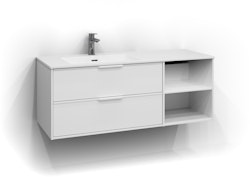 Svedbergs epos underdel relief 120x45 vit 2+0l öppen förvaring