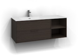 Svedbergs epos underdel relief 120x45 brun ask 2+0l öppen förvaring