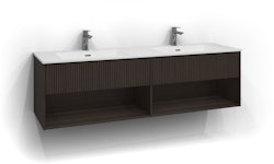 Svedbergs epos underdel rand 160x45 brun ask 1+1l öppen förvaring