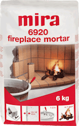 Mira 6920 fireplace morter, 6 kg