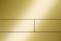 TECEsquare spolknapp PVD polerat guld / polished gold optic