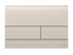 TECEsquare spolknapp satinerad sandbeige satinerat glas