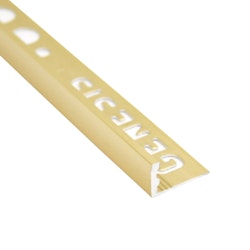 Kakellist L alu 12 mm mässing