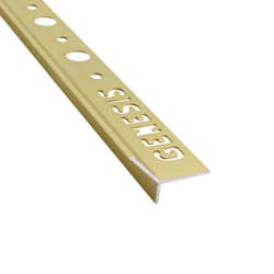 Kakellist Vinkel 10 mm Mässing
