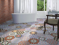 Cirkus Hexagon 28,5x33 klinker