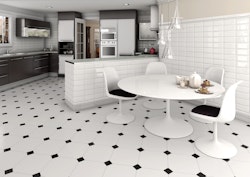 Cosmo vit oktagon 15x15 + toze klinker