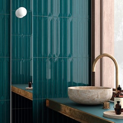 Vitral Dekor Petrol 5x40 kakel