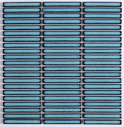 Vox teal kitkat1,2x9,2cm mosaik