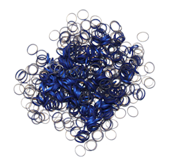 LAINEE - LATEX WRAPPING CORD 8 MM METALLIC SAPPHIRE BLUE