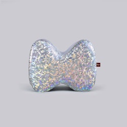 MILLOR DOG - PILLOW BOW GLITTER SILVER