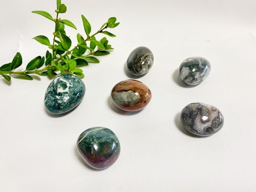 Moss agat AA  (cuddle Stone)