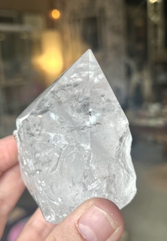 Bergkristall, Spets halvpolerad B