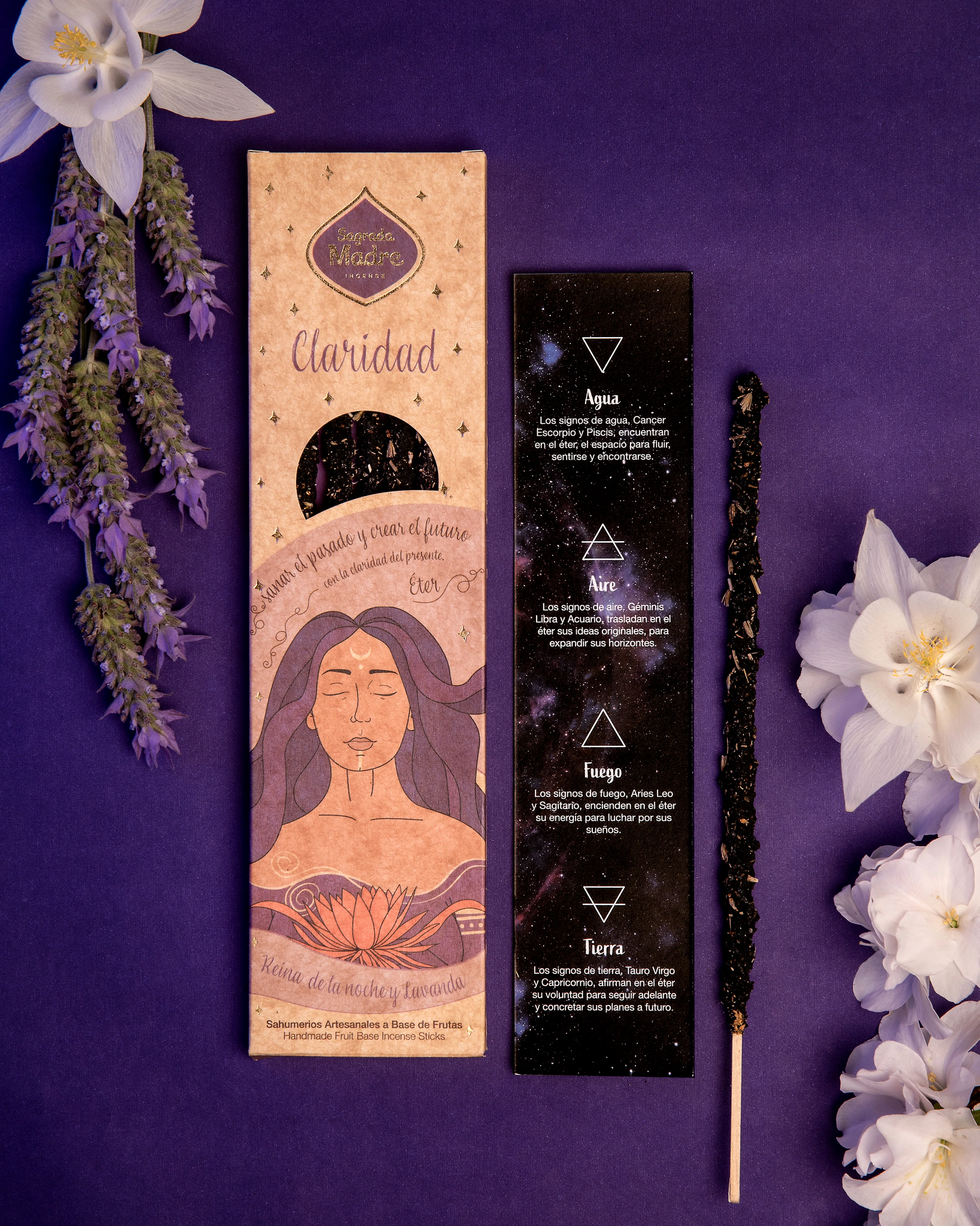 Element Eter Lavendel & Nattens drottning rökelsepinnar