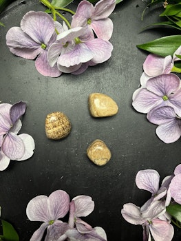 Aragonit, brun Cuddle Stones