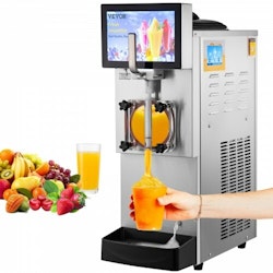 8L / 2,1 Gal Single Bowl Kommersiell Slushy Machine Margarita Smoothie Frozen Drink