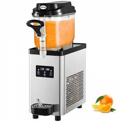 Kommersiell Slushy Machine, 6L/1,6 Gallons 25 koppar Single-Bowl, 705W 220V, rostfritt stål Margarita Smoothie Frozen Drink Maker, Slushie Machine för stormarknader Kaféer Restauranger Barer Hembruk