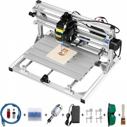 3 Axis Cnc Router Kit 3018 med 5500mw Laser Aluminium Grbl Controler Engraver