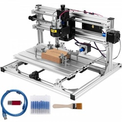 3 Axis 3018 Grbl Control CNC Router Gravyrmaskin 300X180X45mm för trä PVC Formsprutningsmaterial (Basic)