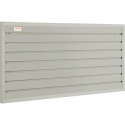 Slatwallpaneler, 4 fot x 1 fot Grå garageväggpaneler 12" H x 48"L (uppsättning med 2 paneler), Heavy Duty Garage Wall Organizer Paneler Display för detaljhandel, garagevägg och hantverksförvaringsorga