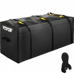 Hitch Cargo Carrier Bag, Vattentät 840D PVC, 60"x24"x26" (22 Kubikfot), Heavy Duty Cargo Bag för Hitch Carrier med förstärkta remmar, Passar Car Truck SUV Vans Hitch Basket