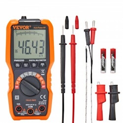 Digital multimeter, 6000 räkningar, Multimeter Tester DC AC Voltmeter NCV, Ohm Volt Amp Tester, för spänning Strömresistans Kapacitans Kontinuitet Diod Temperatur Arbetsförhållande Frekvens TRMS