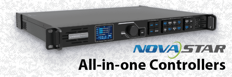 What are the benefits of using NovaStar's All-in-one controllers?