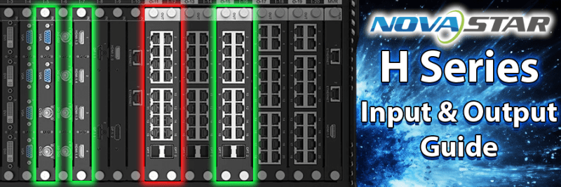 NovaStar H-Series Input and Output Card Guide
