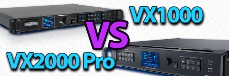 VX1000 vs. VX2000 Pro: De perfekta NovaStar-kontrollerna för alla skärmar