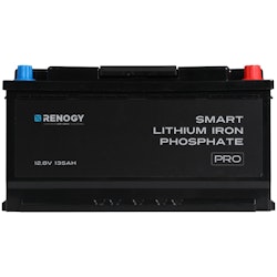 Renogy Litium Pro Underseat 12V 135Ah Bluetooth BMS Värme