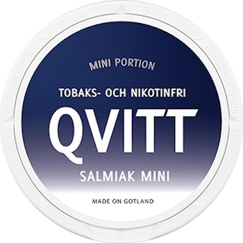 Qvitt Salmiak Mini Portion